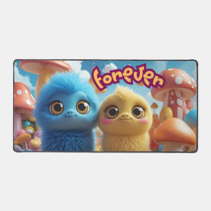 "Whimsical Wonderland - Niedliche Fantasiewesen De Schreibtischunterlage