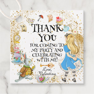 Whimsical Wonderland Tee Party Alice Rabbit Geschenkanhänger