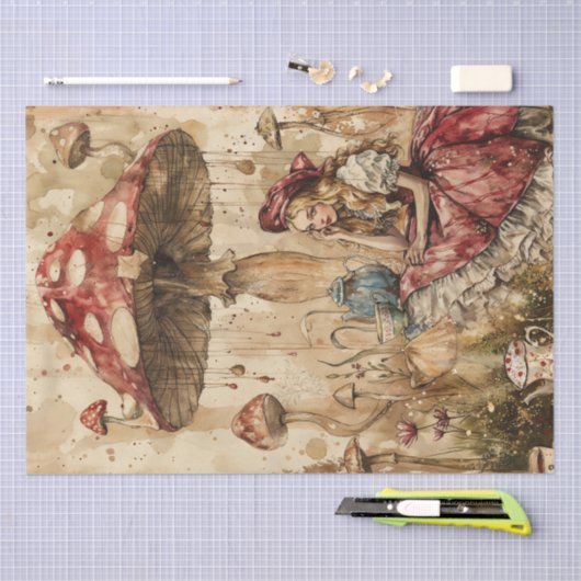 Whimsical Wonderland Tee Party Seidenpapier (Handwerk)