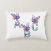 Whimsical Wonders ABC Butterfly Baby Pillow Dekokissen (Vorderseite)