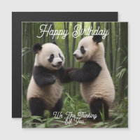 Whimsical Wonders: Baby Pandas spielt im Wald