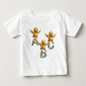 Whimsical Wonders Baby Short Sleeve ABC T - Shirt (Vorderseite)
