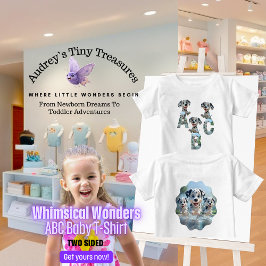 Whimsical Wonders Baby Short Sleeve ABC T - Shirt
