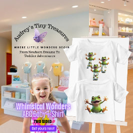 Whimsical Wonders Baby Short Sleeve ABC T - Shirt