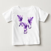 Whimsical Wonders Baby Short Sleeve ABC T - Shirt (Vorderseite)