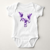 Whimsical Wonders Baby Short Sleeve Bodysuit Baby Strampler (Vorderseite)
