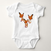 Whimsical Wonders Baby Short Sleeve Bodysuit Baby Strampler (Vorderseite)