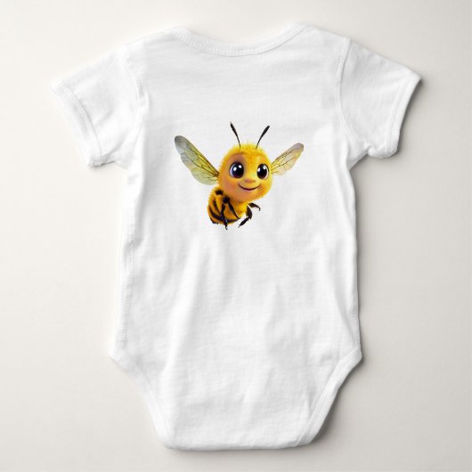 Whimsical Wonders Baby Short Sleeve Bodysuit Baby Strampler (Rückseite)