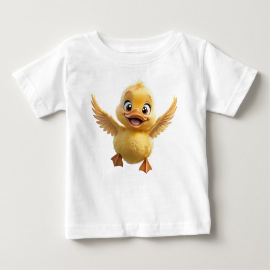 Whimsical Wonders Baby Short Sleeve Duck T - Shirt (Vorderseite)