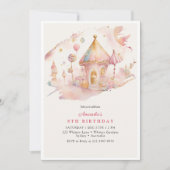 Whimsical Wonders Candyland Birthday card Einladung (Vorderseite)