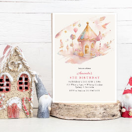 Whimsical Wonders Candyland Birthday card Einladung