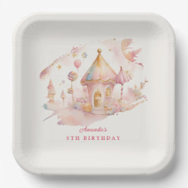 Whimsical Wonders Candyland paper Plate Pappteller
