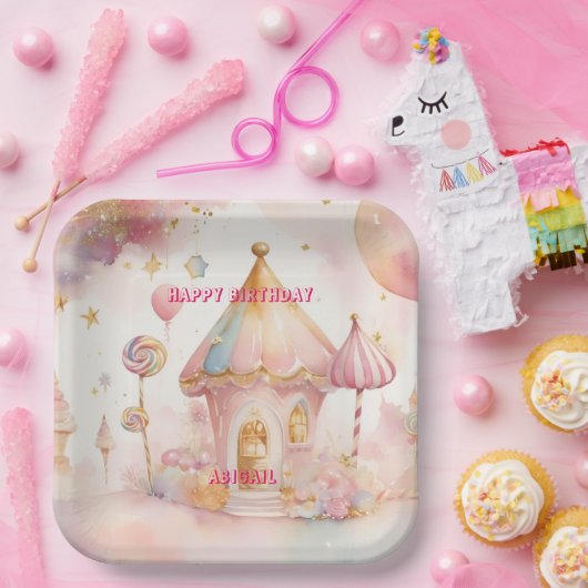 Whimsical Wonders Candyland Papierplatte Pappteller (Party)