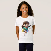 Whimsical Wonders: Kids Fashion, die Spiel Inspiri T-Shirt (Vorne ganz)