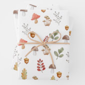 Whimsical Woodland Acorn Blätter Pilz (Beispiel)