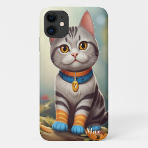 Whimsical Woodland America Kurzkatze Case-Mate iPhone Hülle
