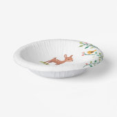 Whimsical Woodland Animals Baby Dusche Pappteller (Gewinkelt)