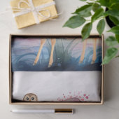  Whimsical Woodland Animals &  Cottage  Seidenpapier (Geschenk)