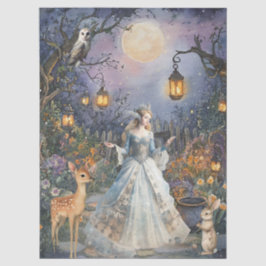 Whimsical Woodland Animals & Fairy Decoupage Paper Seidenpapier