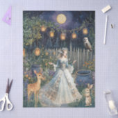 Whimsical Woodland Animals & Fairy Decoupage Paper Seidenpapier (Basteln)