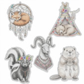 Whimsical Woodland Animals Sticker Pack 2 (Vorderseite)