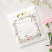 Whimsical Woodland Animals Wildflower Baby Shower  Geschenktütchen (Versiegelt)