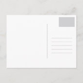 Whimsical Woodland Cat & Fox Hochzeit Speichern Si Ankündigungspostkarte (Rückseite)