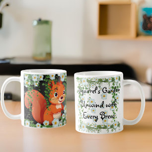 Whimsical Woodland Eichhörnchen-Tasse Kaffeetasse