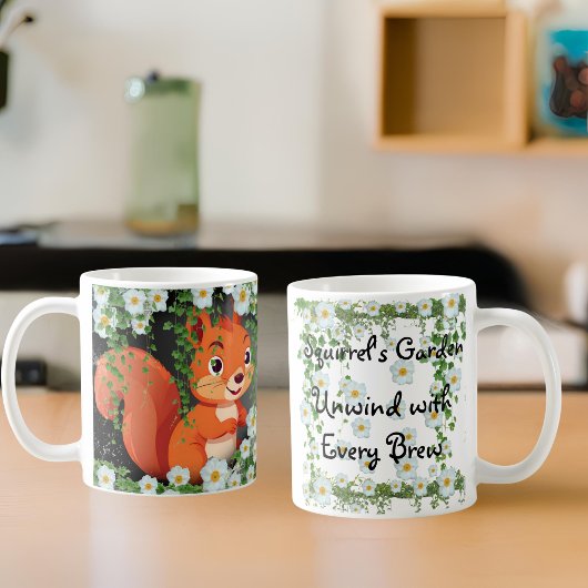 Whimsical Woodland Eichhörnchen-Tasse Kaffeetasse