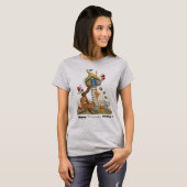 Whimsical Woodland Erntedank - Eichhörnchen & Maus T-Shirt (Vorne ganz)