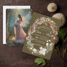 Whimsical Woodland Floral Foto Babydusche