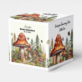 Whimsical Woodland Forest Mushroom Kinderdusche Geschenkschachtel