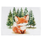 Whimsical Woodland Fox 2. Große Geschenktüte (Rückseite)
