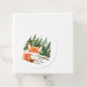 Whimsical Woodland Fox Baby Dusche Geschenkanhänger (Beispiel)