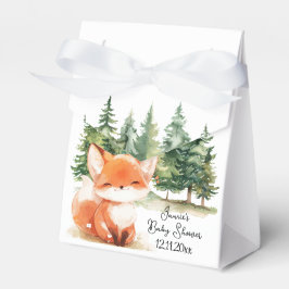 Whimsical Woodland Fox Baby Dusche Geschenkschachtel