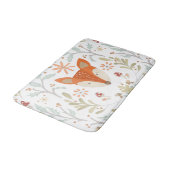 Whimsical Woodland Fox Badematte (Schrägansicht)