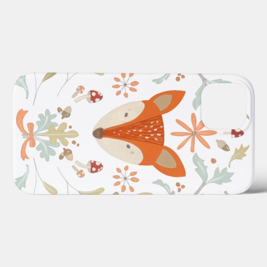 Whimsical Woodland Fox Case-Mate iPhone Hülle (Rückseite (Horizontal))