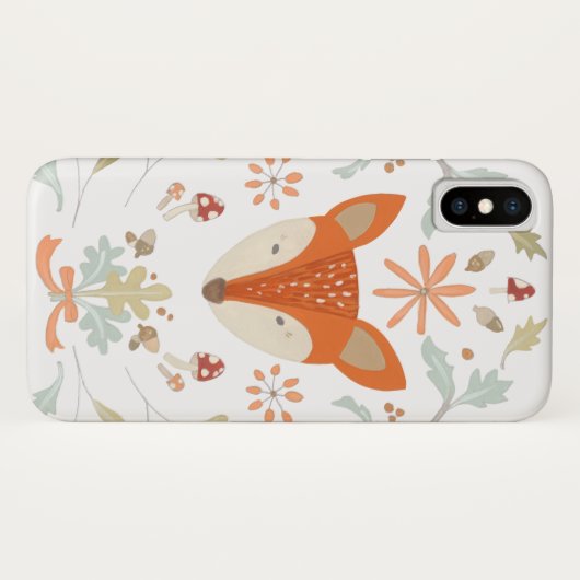 Whimsical Woodland Fox Case-Mate iPhone Hülle (Rückseite (Horizontal))