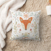 Whimsical Woodland Fox Kissen (Decke)