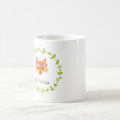 Whimsical Woodland Foxes Mr. and Mrs. Bride's Kaffeetasse (Mittel)