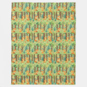 Whimsical Woodland Friends Fleecedecke (Vorderseite)