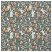Whimsical Woodland Friends in Forest Stoff (Muster)