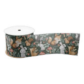 Whimsical Woodland Friends Satinband (Spule)
