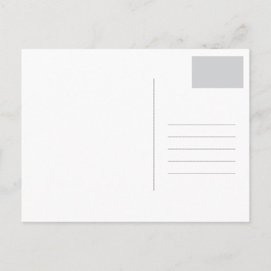 Whimsical Woodland Füchse Hochzeit Save the Date Ankündigungspostkarte (Rückseite)