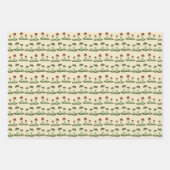 Whimsical Woodland Mushroom Frogs - "Hop Couture" Geschenkpapier Set (Vorderseite 2)