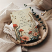 Whimsical Woodland Mushroom Wedding Save The Date