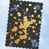 Whimsical Woodland Night: Ein Baby ist unterwegs Einladung