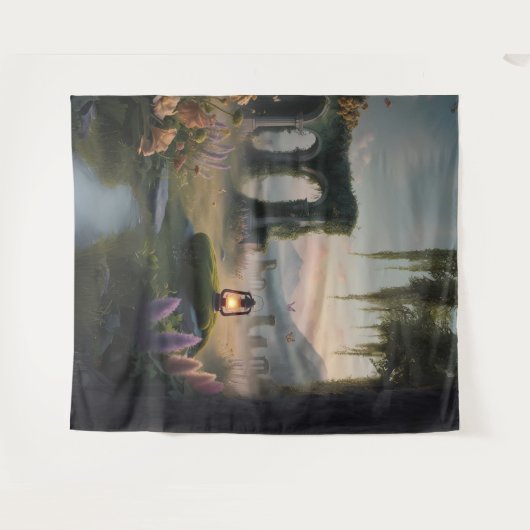 Whimsical Woodland Tapestry Wandteppich (Vorderseite (Horizontal))