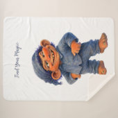 Whimsical Woodland Troll Find Your Magic Gift Sherpadecke (Vorderseite (Horizontal))