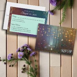 Whimsical Woodland verzauberter Wald Hochzeit RSVP